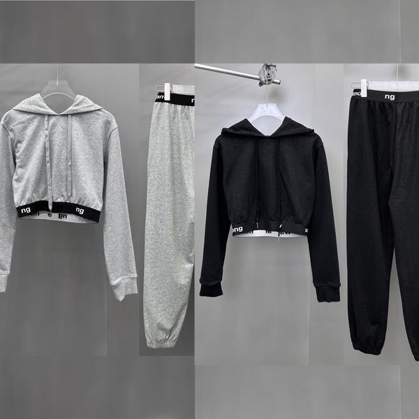 cotton fabric hooded tracksuit designer women long sleeve hoodie two-piece silver thread tracksuits #szfp57209 casual fashion leisure pullov, Gray
cotton fabric hooded tracksuit designer women long sleeve hoodie two-piece silver thread tracksuits #szfp57209 casual fashion leisure pullov, Gray