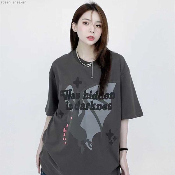 casual vintage bat creativity pattern clothing oversized women men simple lightweight tee grey clothing, White
casual vintage bat creativity pattern clothing oversized women men simple lightweight tee grey clothing, White
