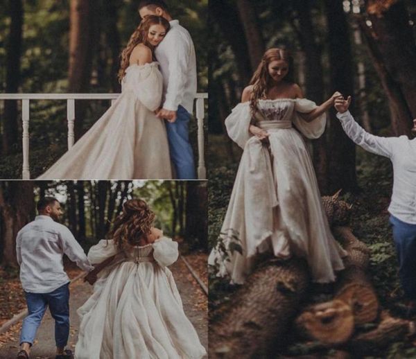 princess gothic bohemian wedding dress off shoulder puff sleeve puffy bridal gowns long train rustic country wedding gowns hi3456408, White
princess gothic bohemian wedding dress off shoulder puff sleeve puffy bridal gowns long train rustic country wedding gowns hi3456408, White