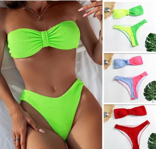 2022 women high waist bikini swimsuit swimwear female bandeau thong brazilian bikini set bathing suit bather8863689, White;black
2022 women high waist bikini swimsuit swimwear female bandeau thong brazilian bikini set bathing suit bather8863689, White;black