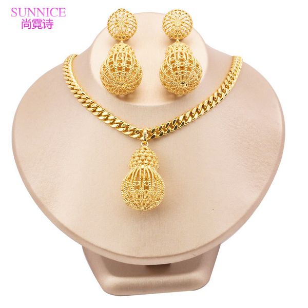 wedding jewelry sets classic dubai gold plated for women hollow bride necklace and earrings set trend female jewellery 230809, Slivery;golden
wedding jewelry sets classic dubai gold plated for women hollow bride necklace and earrings set trend female jewellery 230809, Slivery;golden