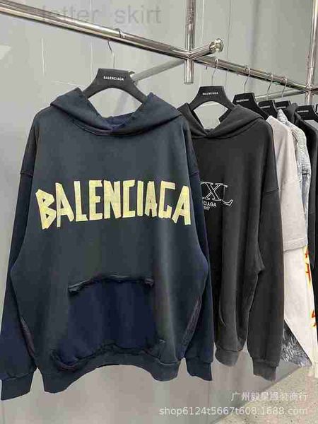 women's hoodies & sweatshirts designer high version 2023 new yellow tape letter couple b home made old worn terry sweater e1id, Black
women's hoodies & sweatshirts designer high version 2023 new yellow tape letter couple b home made old worn terry sweater e1id, Black