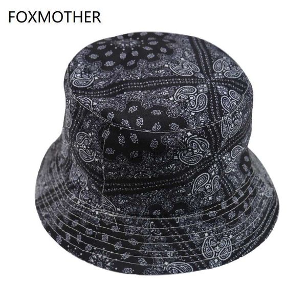 wide brim hats bucket hats foxmother new vintage hip hop paisley bucket hats black navy chapeau femme caps gorro bucket mens hkd230810, Blue;gray
wide brim hats bucket hats foxmother new vintage hip hop paisley bucket hats black navy chapeau femme caps gorro bucket mens hkd230810, Blue;gray
