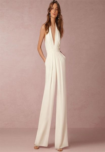 dower me halter neck white jumpsuits pockets backless long elegant rompers wedding party women039s black autumn playsuits 3511929, Black;white
dower me halter neck white jumpsuits pockets backless long elegant rompers wedding party women039s black autumn playsuits 3511929, Black;white