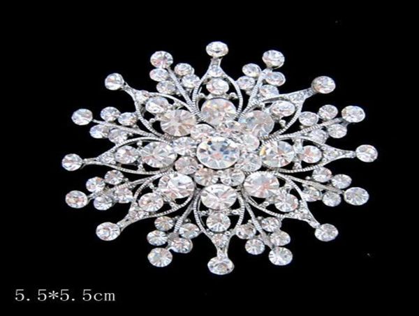 large size silver plated clear rhinestone crystal vintage diamante wedding brooch pin1770593, Gray
large size silver plated clear rhinestone crystal vintage diamante wedding brooch pin1770593, Gray