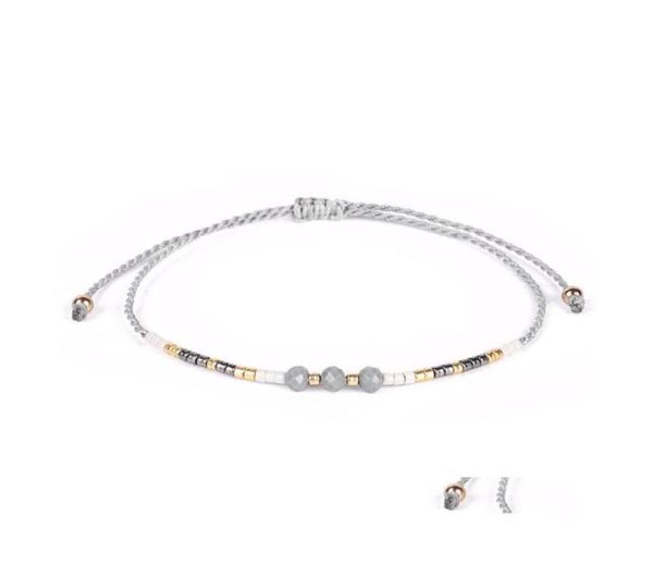 charm bracelets arrival braided string bracelet for women men 4mm small seed beads braslet adjustable brazalete 8 colors pseira gi1209940, Golden;silver
charm bracelets arrival braided string bracelet for women men 4mm small seed beads braslet adjustable brazalete 8 colors pseira gi1209940, Golden;silver