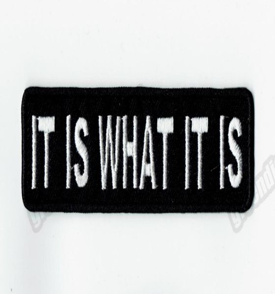 10pcslot it is what it is funny embroidered patch motorcycle club biker vest patch iron on backing applique patch diy accessory2380747, Black
10pcslot it is what it is funny embroidered patch motorcycle club biker vest patch iron on backing applique patch diy accessory2380747, Black