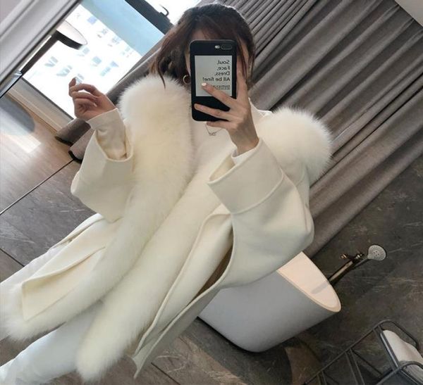 fashion 2020 casual winter jacket women natural real fox fur collar cashmere wool blends outerwear coat streetwear loose cloak5967113, Black
fashion 2020 casual winter jacket women natural real fox fur collar cashmere wool blends outerwear coat streetwear loose cloak5967113, Black