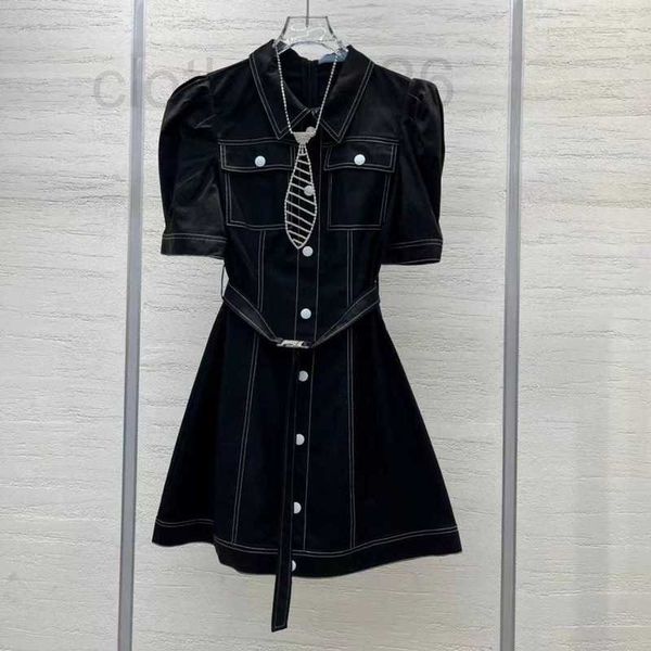 basic & casual dresses designer 2023 early spring new polo neck doll sleeve nail diamond contrast thread splice shirt waist wrap dress tempe, Black;gray
basic & casual dresses designer 2023 early spring new polo neck doll sleeve nail diamond contrast thread splice shirt waist wrap dress tempe, Black;gray