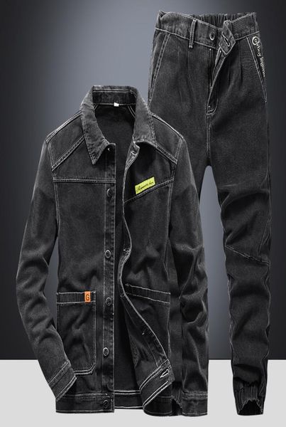 black men039s tracksuits fashion casual 2021 spring autumn long sleeve jacket and jeans two piece set size m4xl couple denim s2819039, Gray
black men039s tracksuits fashion casual 2021 spring autumn long sleeve jacket and jeans two piece set size m4xl couple denim s2819039, Gray