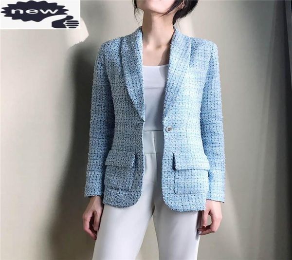 spring womens blaze tweed blue plaid slim tailoring professional woman thin coat highend silk lining blazers jacket women037386708, White;black
spring womens blaze tweed blue plaid slim tailoring professional woman thin coat highend silk lining blazers jacket women037386708, White;black