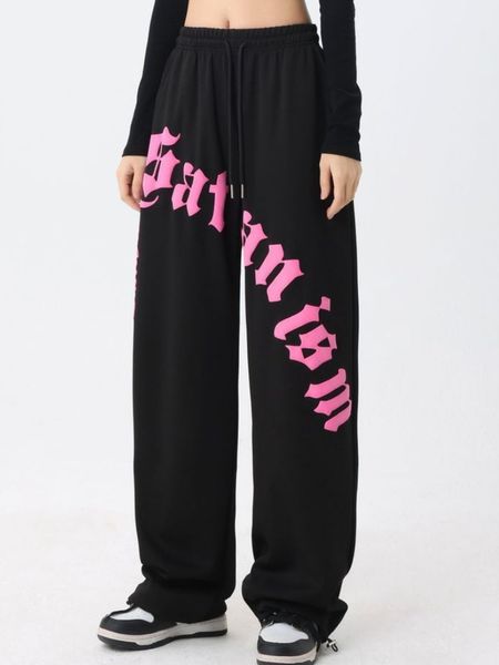 womens pants capris deeptown hippie kpop letter black sweatpants women harajuku streetwear oversize track american retro baggy jogger trouse, Black;white
womens pants capris deeptown hippie kpop letter black sweatpants women harajuku streetwear oversize track american retro baggy jogger trouse, Black;white
