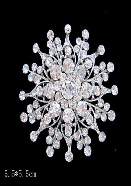 large size silver plated clear rhinestone crystal vintage diamante wedding brooch pin4704184, Gray
large size silver plated clear rhinestone crystal vintage diamante wedding brooch pin4704184, Gray