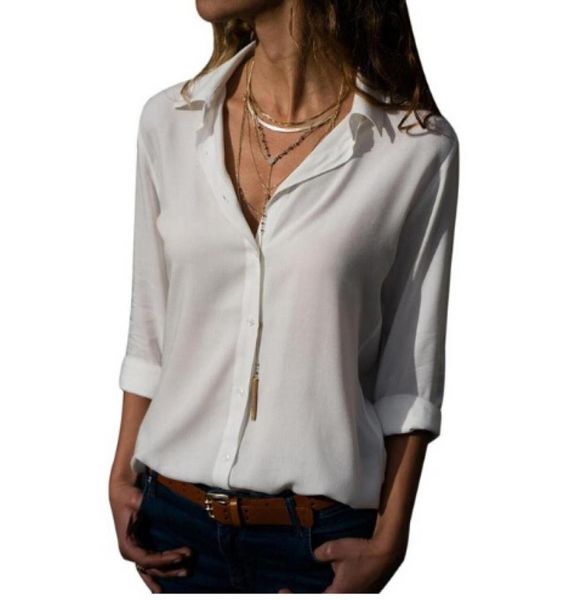 women deep vneck chiffon blouse solid long sleeve button shirts autumn office lady elegant blusas plus size2397936, White
women deep vneck chiffon blouse solid long sleeve button shirts autumn office lady elegant blusas plus size2397936, White