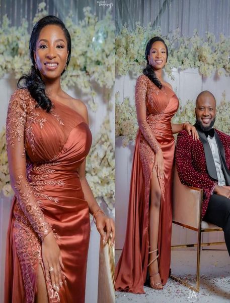arabic aso ebi one shoulder mermaid prom dresses lace beaded high split evening formal party second reception bridesmaid gowns dre2488050, Black
arabic aso ebi one shoulder mermaid prom dresses lace beaded high split evening formal party second reception bridesmaid gowns dre2488050, Black
