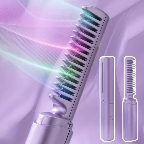 rechargeable cordless hair straightener brush - get salon-quality hair styling at home
rechargeable cordless hair straightener brush - get salon-quality hair styling at home