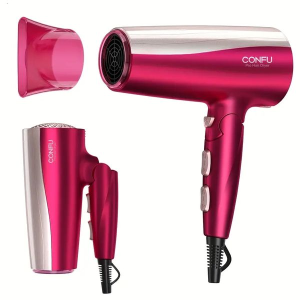 1875w high power confu foldable hair dryer - portable, 2 wind speeds, 3 heat settings, cold air button & concentrator for home & travel use
1875w high power confu foldable hair dryer - portable, 2 wind speeds, 3 heat settings, cold air button & concentrator for home & travel use