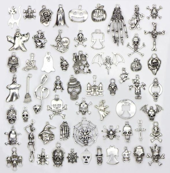 assorted 60 designs halloween charms skull skeleton hand spider bat ghost witch pendants diy jewelry making 60pcsbag2169759, Black
assorted 60 designs halloween charms skull skeleton hand spider bat ghost witch pendants diy jewelry making 60pcsbag2169759, Black