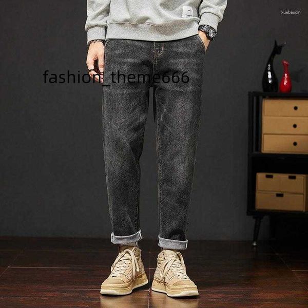 men's jeans autumn summer denim men straight stretch regular for man black classic vintage mens pant big size 28-48, Blue
men's jeans autumn summer denim men straight stretch regular for man black classic vintage mens pant big size 28-48, Blue