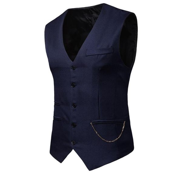 nightclub chain waistcoat vest men 2019 brand new single breasted suit vest men business casual tuxedo dress vests gilet uomo6896453, Black;white
nightclub chain waistcoat vest men 2019 brand new single breasted suit vest men business casual tuxedo dress vests gilet uomo6896453, Black;white