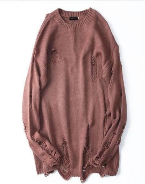 ripped destroyed holes distressed sweaters mens knitted pullover sweater male hip hop fashion loose sweater streetwear1436342, White;black
ripped destroyed holes distressed sweaters mens knitted pullover sweater male hip hop fashion loose sweater streetwear1436342, White;black