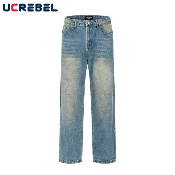 mens jeans washed distressed retro casual loose straight denim pants men streetwear trousers 230809, Blue
mens jeans washed distressed retro casual loose straight denim pants men streetwear trousers 230809, Blue
