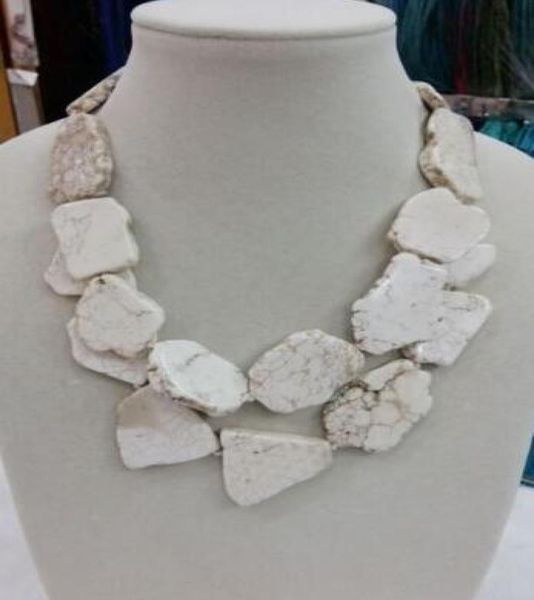 charm chunky white turquoise slice handmade bib necklace woman handmade 180390392496816, Black
charm chunky white turquoise slice handmade bib necklace woman handmade 180390392496816, Black