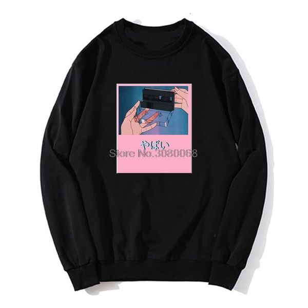 men's hoodies sweatshirts yabai slang tape vaporwave aesthetic japan otaku skate 4chan hoodie men o neck sweater sweatshirt streetwear, Black
men's hoodies sweatshirts yabai slang tape vaporwave aesthetic japan otaku skate 4chan hoodie men o neck sweater sweatshirt streetwear, Black