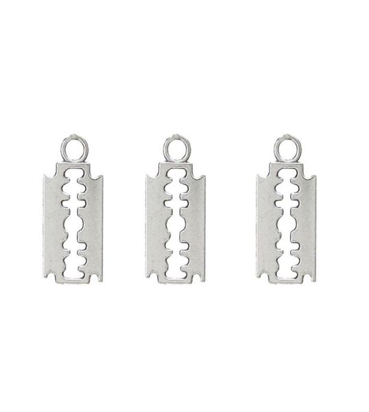 100pcslot alloy silver razor blade charms bracelet choker necklace pendant charms for jewelry making handmade craft 2411mm3452775, Bronze;silver
100pcslot alloy silver razor blade charms bracelet choker necklace pendant charms for jewelry making handmade craft 2411mm3452775, Bronze;silver