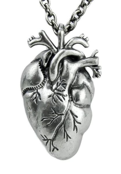 fashion pendant necklaces gothic punk silver antique pleated oddities anatomical heart necklace realistic for men and women46707546718484
fashion pendant necklaces gothic punk silver antique pleated oddities anatomical heart necklace realistic for men and women46707546718484