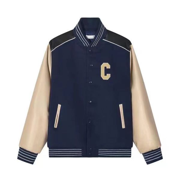 2023 menswear designer jacket men's coat flying jack baseball uniform letter c embroidered pu leather and cashmere comfortable pearl bu, Black;brown
2023 menswear designer jacket men's coat flying jack baseball uniform letter c embroidered pu leather and cashmere comfortable pearl bu, Black;brown