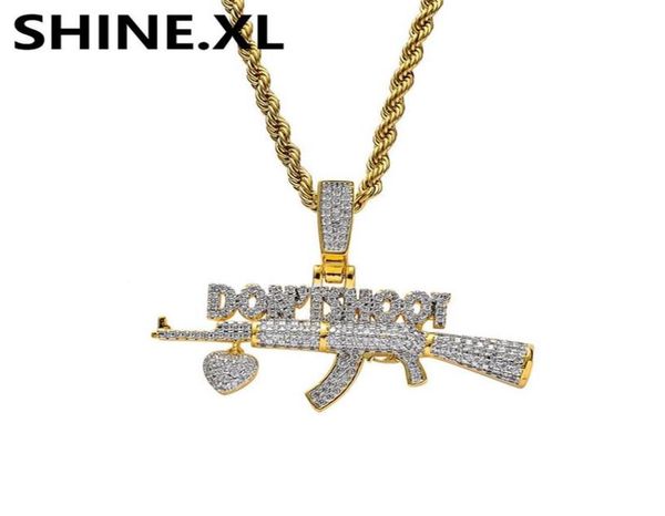 18k gold plated ak47 gun don039t shoot pendant necklace iced out zircon mens hip hop jewelry gift248m215f1800057, Silver
18k gold plated ak47 gun don039t shoot pendant necklace iced out zircon mens hip hop jewelry gift248m215f1800057, Silver