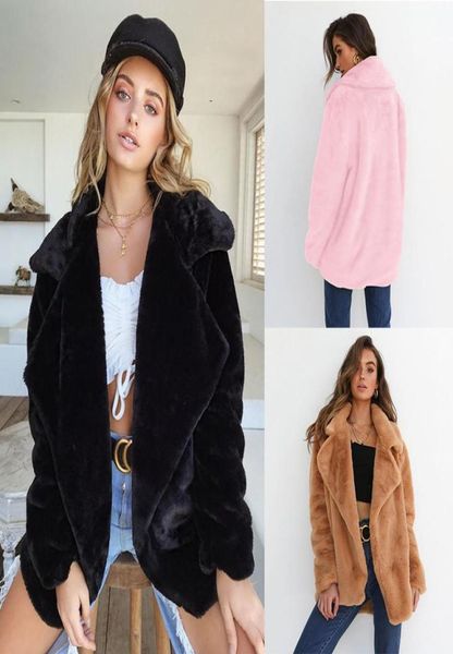 new autumn winter fleece faux fur jacket coat fashion ladies women long sleeve open front turn down collar outerwear 20197410474, Black;brown
new autumn winter fleece faux fur jacket coat fashion ladies women long sleeve open front turn down collar outerwear 20197410474, Black;brown