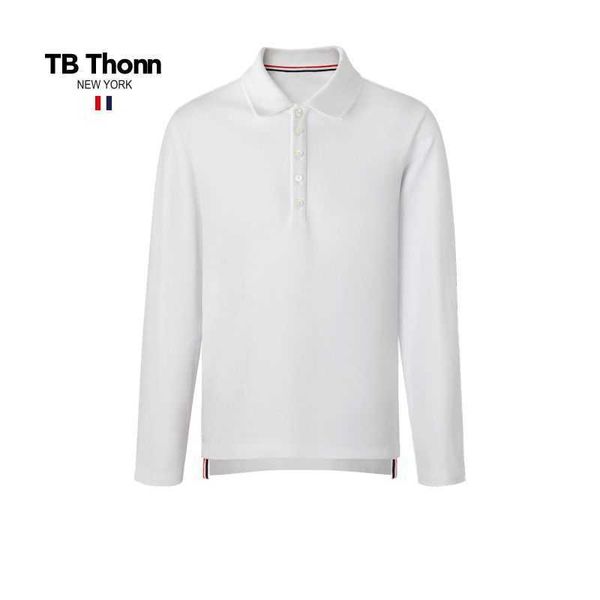 trendy tb thonn lapel casual polo shirt pure cotton long sleeve men's heavyweight 320g solid color paul underlay, Black;brown
trendy tb thonn lapel casual polo shirt pure cotton long sleeve men's heavyweight 320g solid color paul underlay, Black;brown
