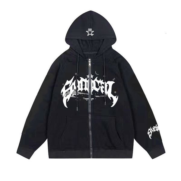 men's hoodies sweatshirts y2k hip hop letter printing super zipper hooded sweater for men and women 2023 harajuku punk casual jacket s, Black
men's hoodies sweatshirts y2k hip hop letter printing super zipper hooded sweater for men and women 2023 harajuku punk casual jacket s, Black