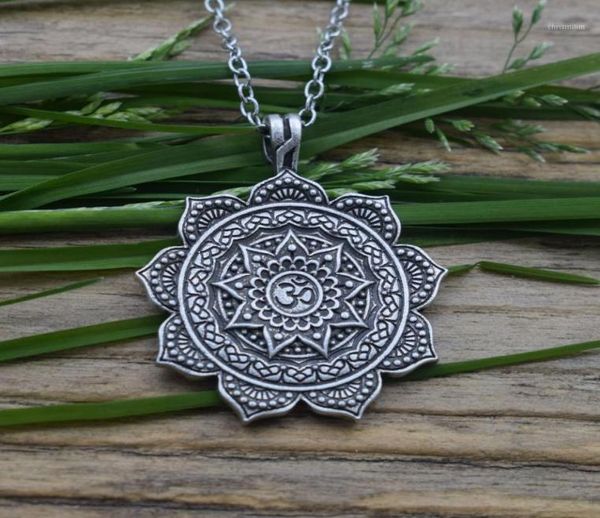 12pcs norse viking lotus mandala om necklace amulet jewelry buddhism15140656, Silver
12pcs norse viking lotus mandala om necklace amulet jewelry buddhism15140656, Silver