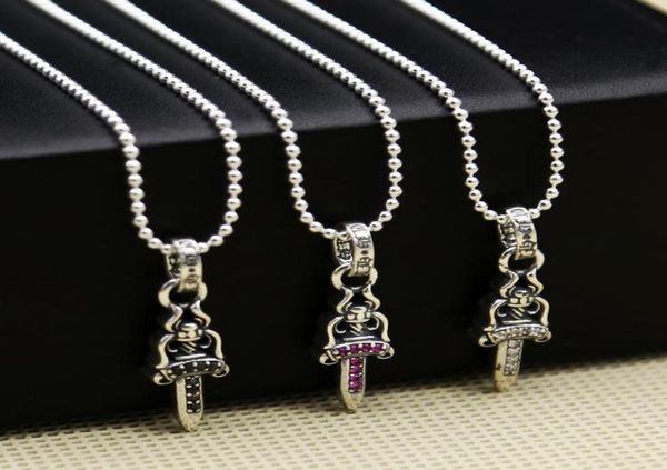 brand new 925 sterling silver vintage american handmade designer jewelry antique silver sword necklace pendant with cz 3 colors h3229715
brand new 925 sterling silver vintage american handmade designer jewelry antique silver sword necklace pendant with cz 3 colors h3229715