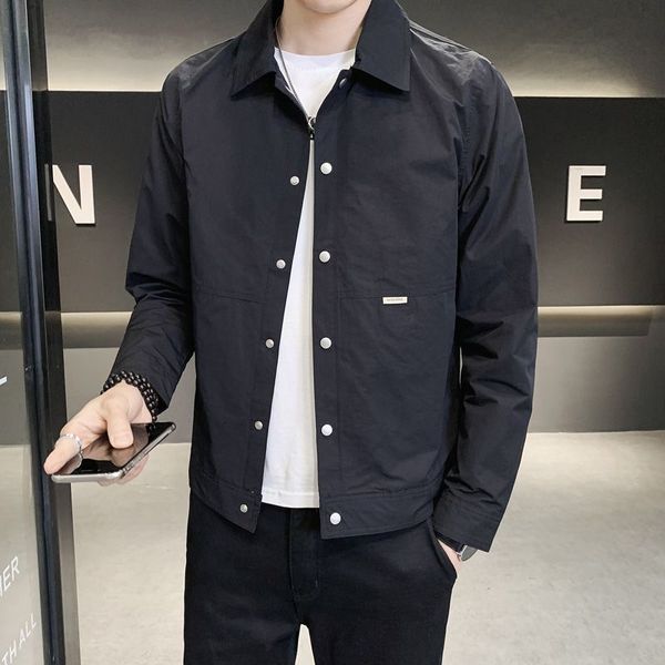 mens jackets turn down collar bomber autumn slim fit casual solid cargo coats fashion streetwear male clothing black white 230810, Black;brown
mens jackets turn down collar bomber autumn slim fit casual solid cargo coats fashion streetwear male clothing black white 230810, Black;brown