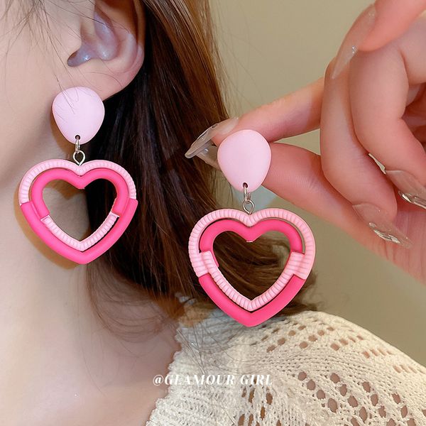dopamine heart hollow earrings personalized cute creative style earrings sweet and cute style, Silver
dopamine heart hollow earrings personalized cute creative style earrings sweet and cute style, Silver