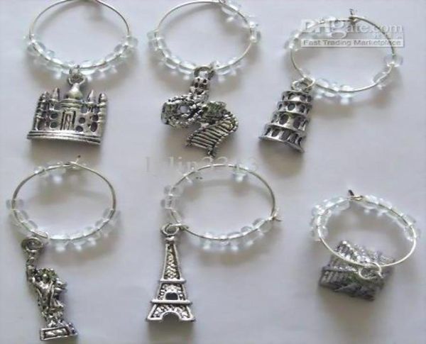 50 sets retro silver beads wine glass charms world interest place club party decoration prom gift2759391, Bronze;silver
50 sets retro silver beads wine glass charms world interest place club party decoration prom gift2759391, Bronze;silver