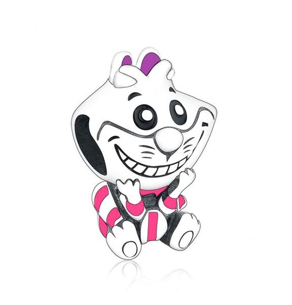 authentic 925 sterling silver beads wonderland cheshire cat charms fit original brand charm bracelets women gift diy jewelry2346181, Black
authentic 925 sterling silver beads wonderland cheshire cat charms fit original brand charm bracelets women gift diy jewelry2346181, Black