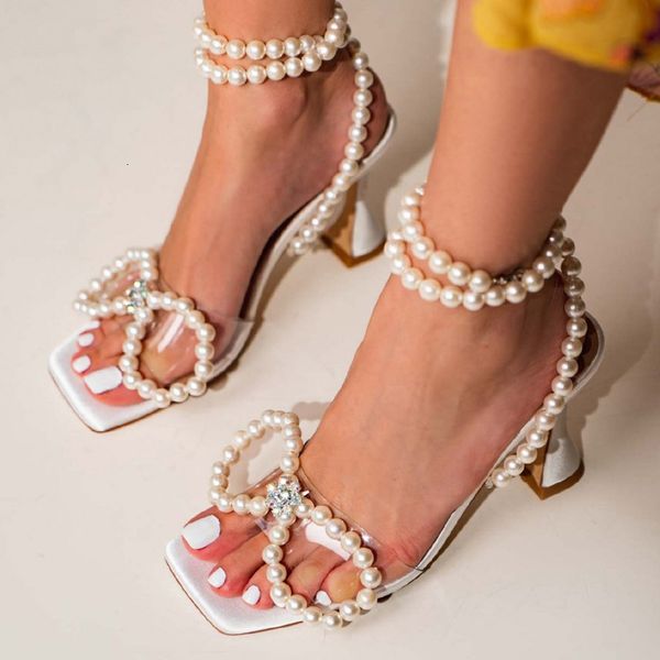 sandals luxury pearls open toe bowknot women pyramid high heels ankle strappy gladiator summer wedding bridal shoes 230810, Black
sandals luxury pearls open toe bowknot women pyramid high heels ankle strappy gladiator summer wedding bridal shoes 230810, Black