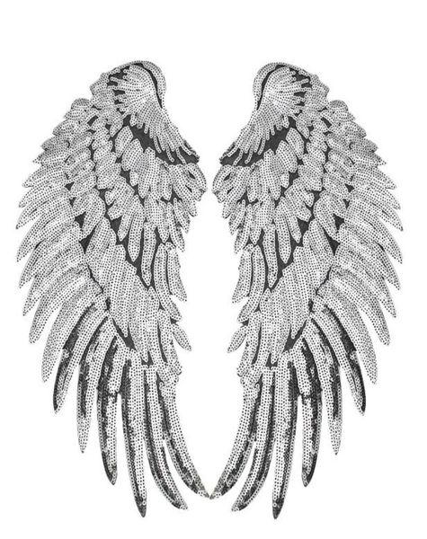 1 pair sequined wings patch for clothing bags iron on embroidery patches for jeans jacket diy sew on embroidery badge sequines8995529, Black
1 pair sequined wings patch for clothing bags iron on embroidery patches for jeans jacket diy sew on embroidery badge sequines8995529, Black