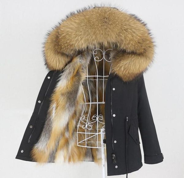 oftbuy 2020 short waterproof parka real fur liner coat winter jacket women natural raccoon fur collar hood detachable8101105, Black
oftbuy 2020 short waterproof parka real fur liner coat winter jacket women natural raccoon fur collar hood detachable8101105, Black