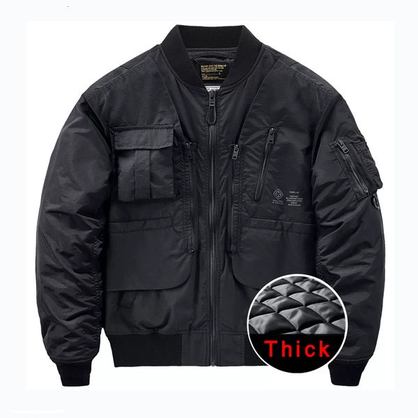 men's jackets winter thick tactical bomber men functional warm coats parka windbreaker hiphop streetwear male clothing techwear 230809, Black;brown
men's jackets winter thick tactical bomber men functional warm coats parka windbreaker hiphop streetwear male clothing techwear 230809, Black;brown