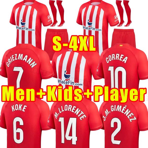 3xl 4xl atletico soccer jerseys 23 24 joao felix 2023 2024 m. llorente suarez correa football shirts griezmann r. de paul carrasco madrids f, Black;yellow
3xl 4xl atletico soccer jerseys 23 24 joao felix 2023 2024 m. llorente suarez correa football shirts griezmann r. de paul carrasco madrids f, Black;yellow