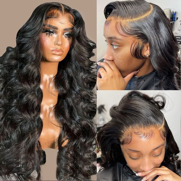 13x4 30 inch real hd lace front wig human hair wigs body wave lace frontal wig pre plucked brazilian lace closure wigs, Black
13x4 30 inch real hd lace front wig human hair wigs body wave lace frontal wig pre plucked brazilian lace closure wigs, Black