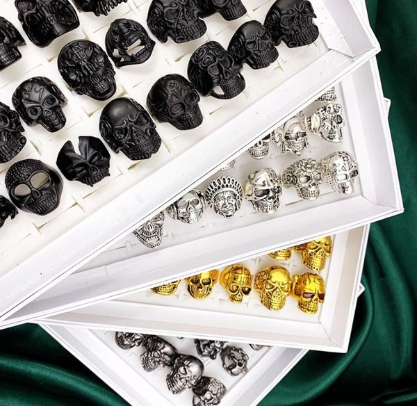 fashionable 30pcsset skull band rings vintage gothic multicolor big size metal punk style rock men and women jewelry accessor8531193, Silver
fashionable 30pcsset skull band rings vintage gothic multicolor big size metal punk style rock men and women jewelry accessor8531193, Silver