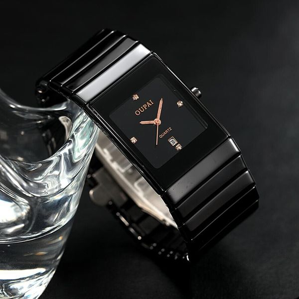 wristwatches oupai old fashion black ceramic rectangle watch men business ultrathin classic ra80030do waterproof antiscratch wrist 230809, Slivery;brown
wristwatches oupai old fashion black ceramic rectangle watch men business ultrathin classic ra80030do waterproof antiscratch wrist 230809, Slivery;brown