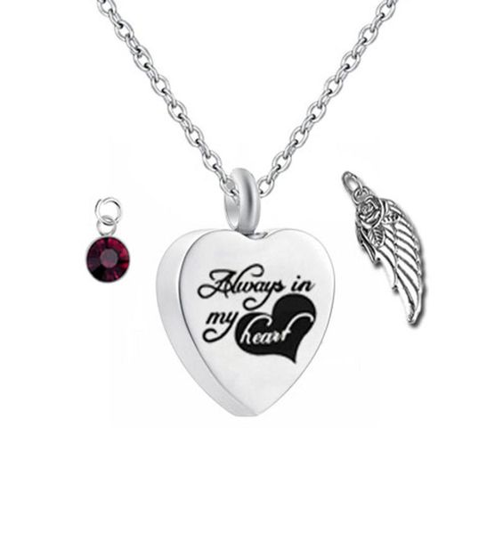 cremation jewelry always in my heart memorial urn necklace ashes keepsake pendant8296637, Silver
cremation jewelry always in my heart memorial urn necklace ashes keepsake pendant8296637, Silver